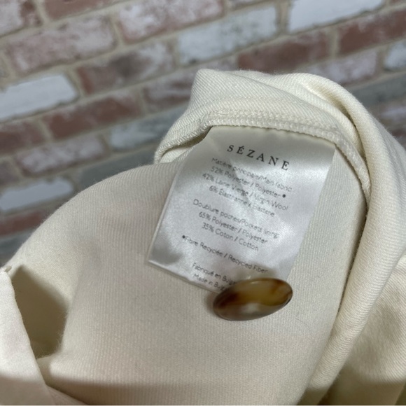 Sezane Chuck Trousers in Ecru - Picture 7 of 7